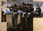 Edouard Manet The Execution of  Maximillian oil painting on canvas